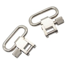 2Pcs 1''/1.25'' inch Silver