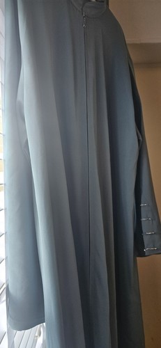 Elegant dusty blue zip - dusty,