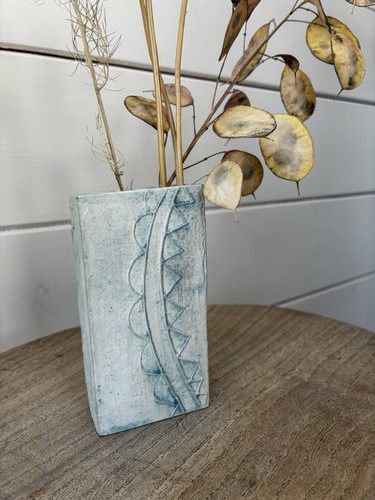 Pretty cuboid bud vase by - a,
