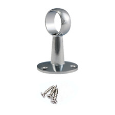 Wardrobe Pole Hanging Rail Chrome Clothes Pole 25mm Round Tube