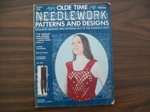 Old time needlework patterns - old,