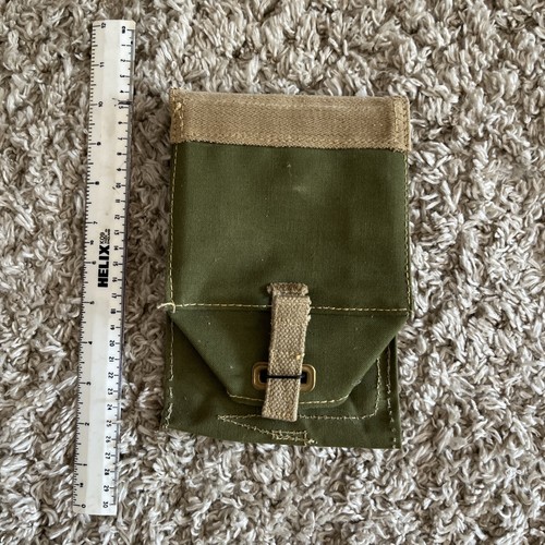Olive green canvas case from - green,