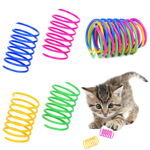 100pcs cat spring toys - spring,