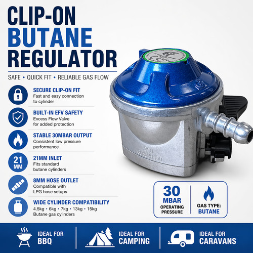 Butane gas regulator - butane,