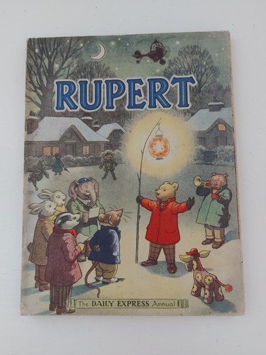 Rupert bear original 1949 card - rupert,