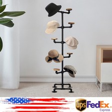 Hat Hangers Decorative Pipework Stand with Hooks for Hanging Hats or Wigs NEW