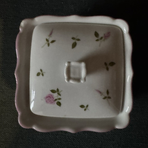 White china porcelain - china, floral