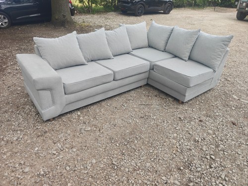 Light grey corner sofa - light,