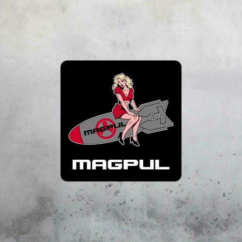 Magpul aluminum sign 18in - aluminum,