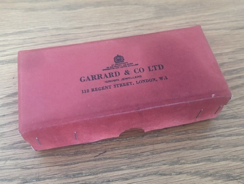 Vintage red cardboard garrard - vintage,