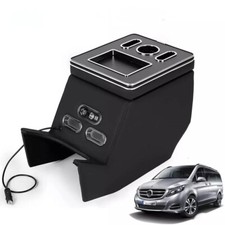 Armrest Storage Centre Console Box Mercedes-Benz V-Class W447 V220 V260 V250 blk
