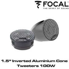 Focal TWU 15 Tweeters Flush Surface Tilted Mount Car Tweeters Speakers 100W