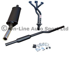 Classic Mini LCB & Twin Box 1.75" Big Bore Centre Exit Exhaust System