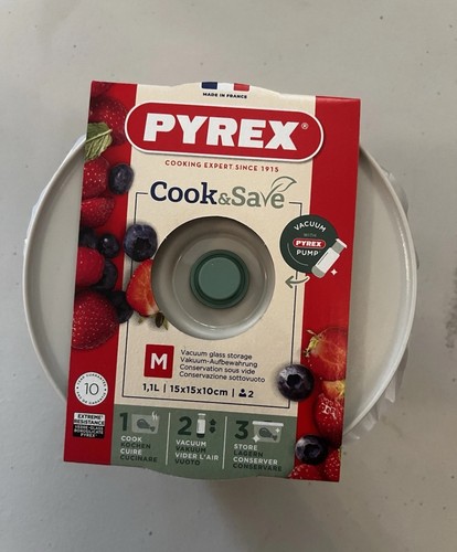 New pyrex vacuum - new, glass