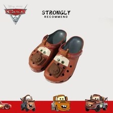 Brand New Crocs Disney Cars Mater Character Brown Adults Kids Classic Clogs Gift