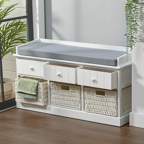 Hallway shoe storage bench - hallway,