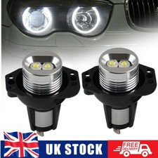 Fit For BMW E90 E91 E70 X5 Angel Eyes Marker Halo Ring LED Light Bulbs 6000K 10W