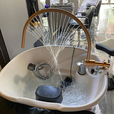 Portable Head Spa Waterfall with Pump for Shampoo Sink & Massage Salon Equipment