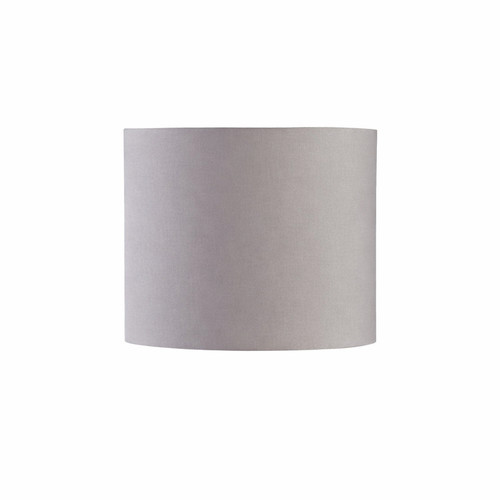 Lamp shade fabric drum grey - lamp,