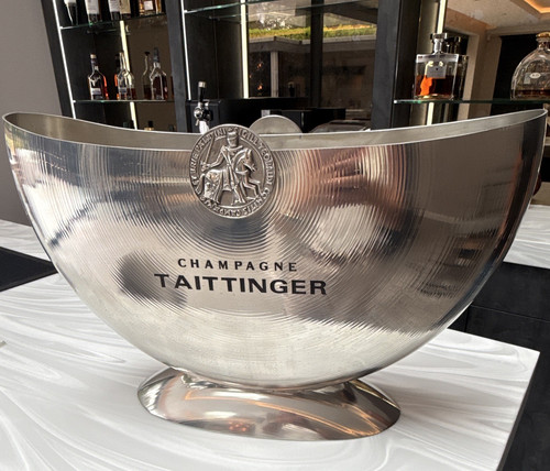 Taittinger silver metal - taittinger,