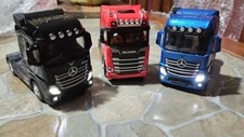 Scania Metal Model  Die Cast Alloy Truck Lorry Trailer Rig Mercedes Toy 1/50 Car