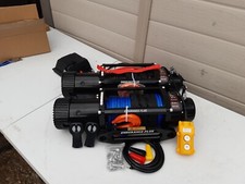 RECOVERY WINCH+SYNTHETIC ROPE 12V REMOTE RECOVERY TRUCK WINCH @ £379.00 INC VAT