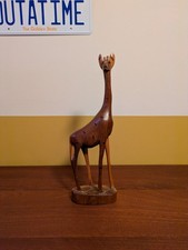 Vintage hand-carved teak