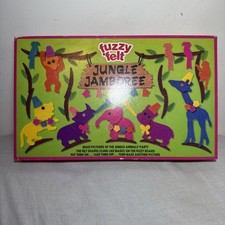 Vintage Fuzzy Felt Jungle