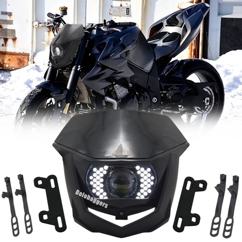 Led headlight fairing - fairing, black