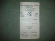 Hemel hempstead town - town, v