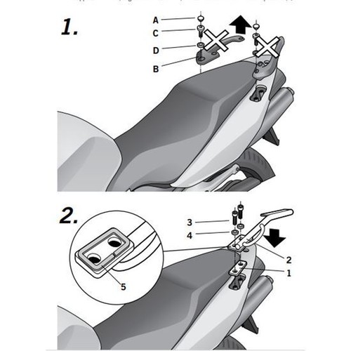 Shad luggage rack - luggage, honda