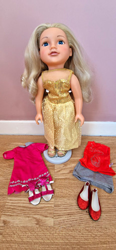 Designafriend doll gold dress - designafriend,