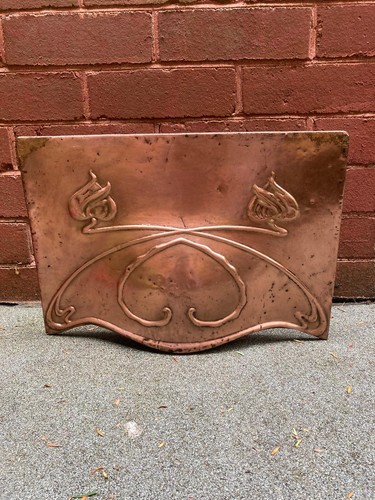 Copper cast iron antique fire - copper/cast,
