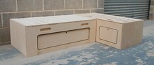 PLY - L Shape Seat Campervan Pull out Bed/Bench 6'x4'  BED029M/030M Short