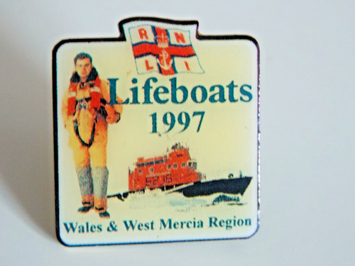 Rnli pin badge lifeboats - badge,