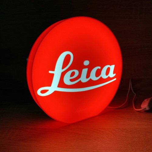 Leica logo printed sign 7 - 3d,