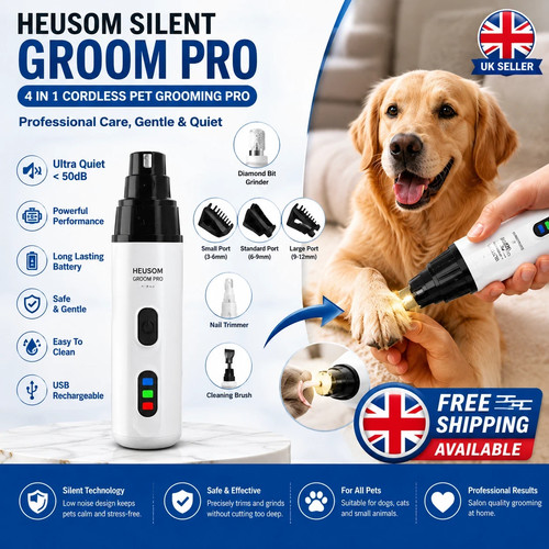 Silent dog nail grinder - dog,