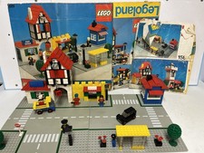 Lego Town 1589 Town Square Near Complete With Instructions & Partial Box 1978