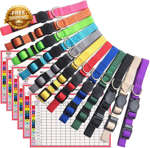 Puppy collars for litter - collars,
