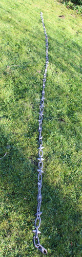Galvanised spiked fencing - spiked,