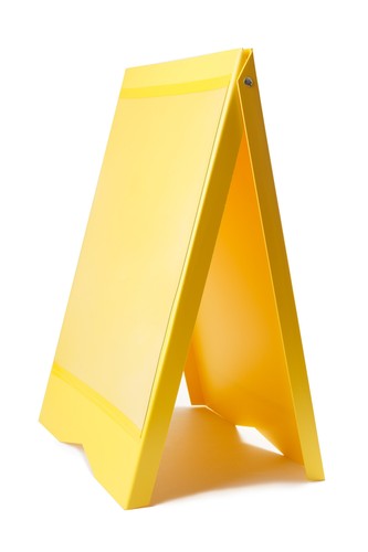 Dwa yellow board 81x53cm - 81x53cm, pvc