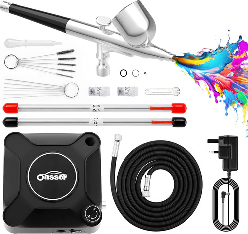 Airbrush compressor kit - compressor, 36