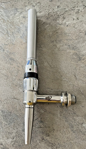 Chrome beer tap inlet - tap,