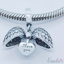 I Love You Heart Charm for