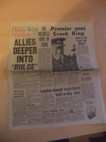Daily mirror old vintage orig - mirror,