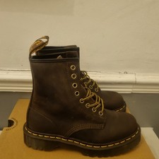 Dr Martens 1460 Bex Crazy Horse Leather Lace Up Ankle Chelsea Boots  NEW UK6