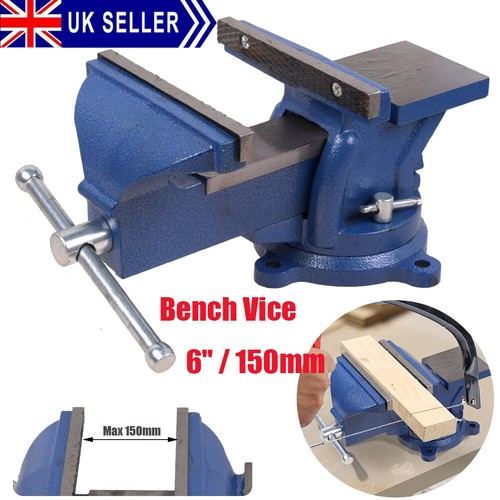 Heavy duty work bench vice - 6",