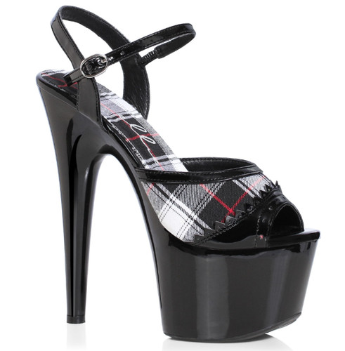 Black red plaid - plaid, high