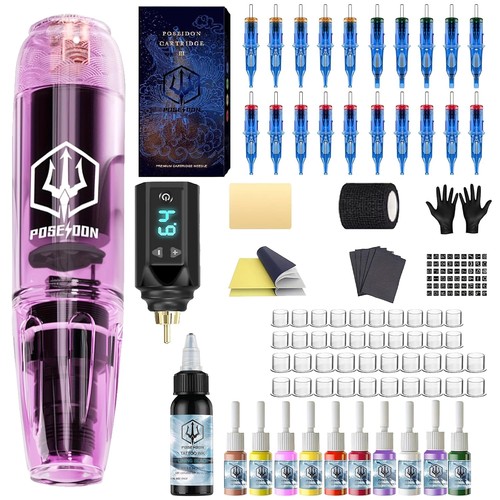 Poseidon tattoo gun - gun, kit