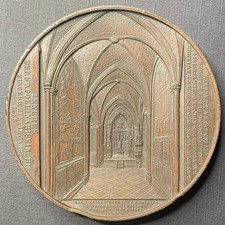 Germany: 1853 AE59mm Remagen St. Apollinaris J. Wiener Bronze Cathedral Medal